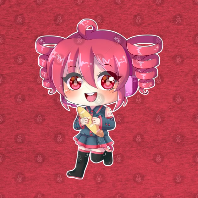 UTAULOID Kasane Teto chibi by Nadi-chan16